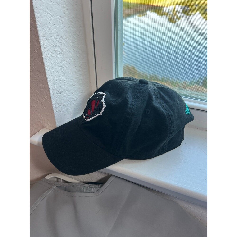 Vancouver Grizzlies Basketball Mitchell & Ness Hardwood Classics Adjustable Hat - Picture 5 of 11